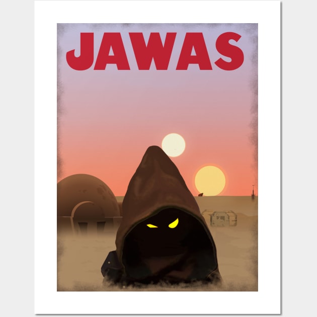 Jawas Wall Art by DistractedGeek